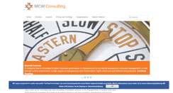 Desktop Screenshot of mcw-consulting.de