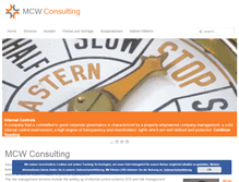 Tablet Screenshot of mcw-consulting.de